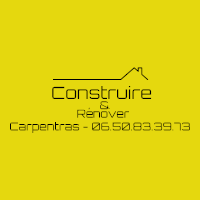 Logo fond jaune Construire & Rénover